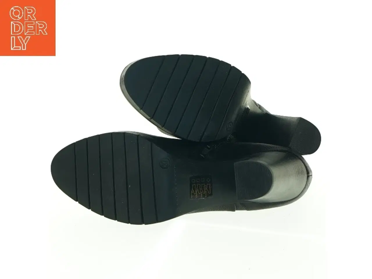 Billede 2 - Sort ankelstøvle med blokhæl fra Bruno Premi (str. 37 )