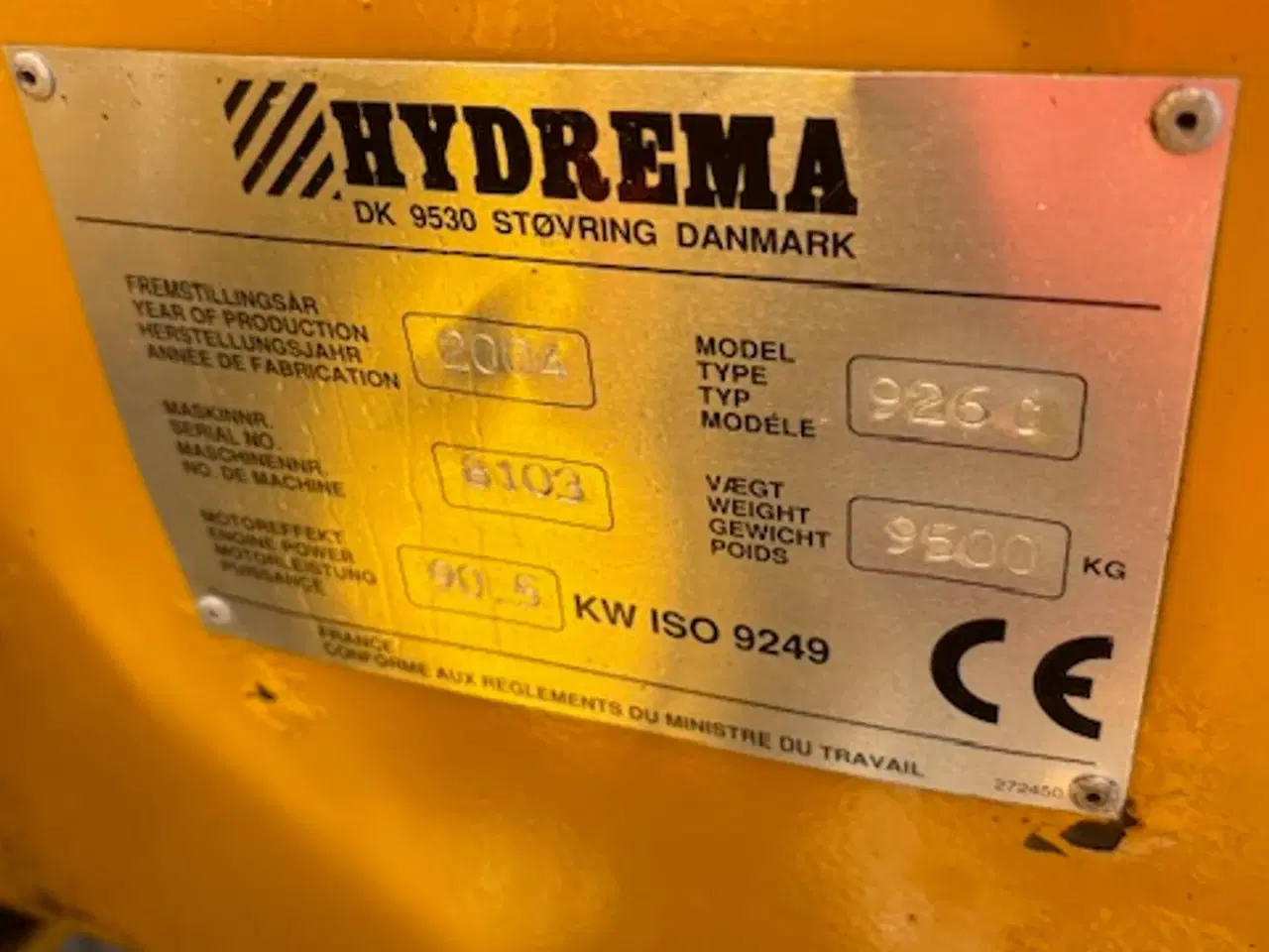 Billede 17 - Hydrema 926 C ESD DOBBELTCOMMAND, HYDRAULISK SKIFT FOR OG BAG