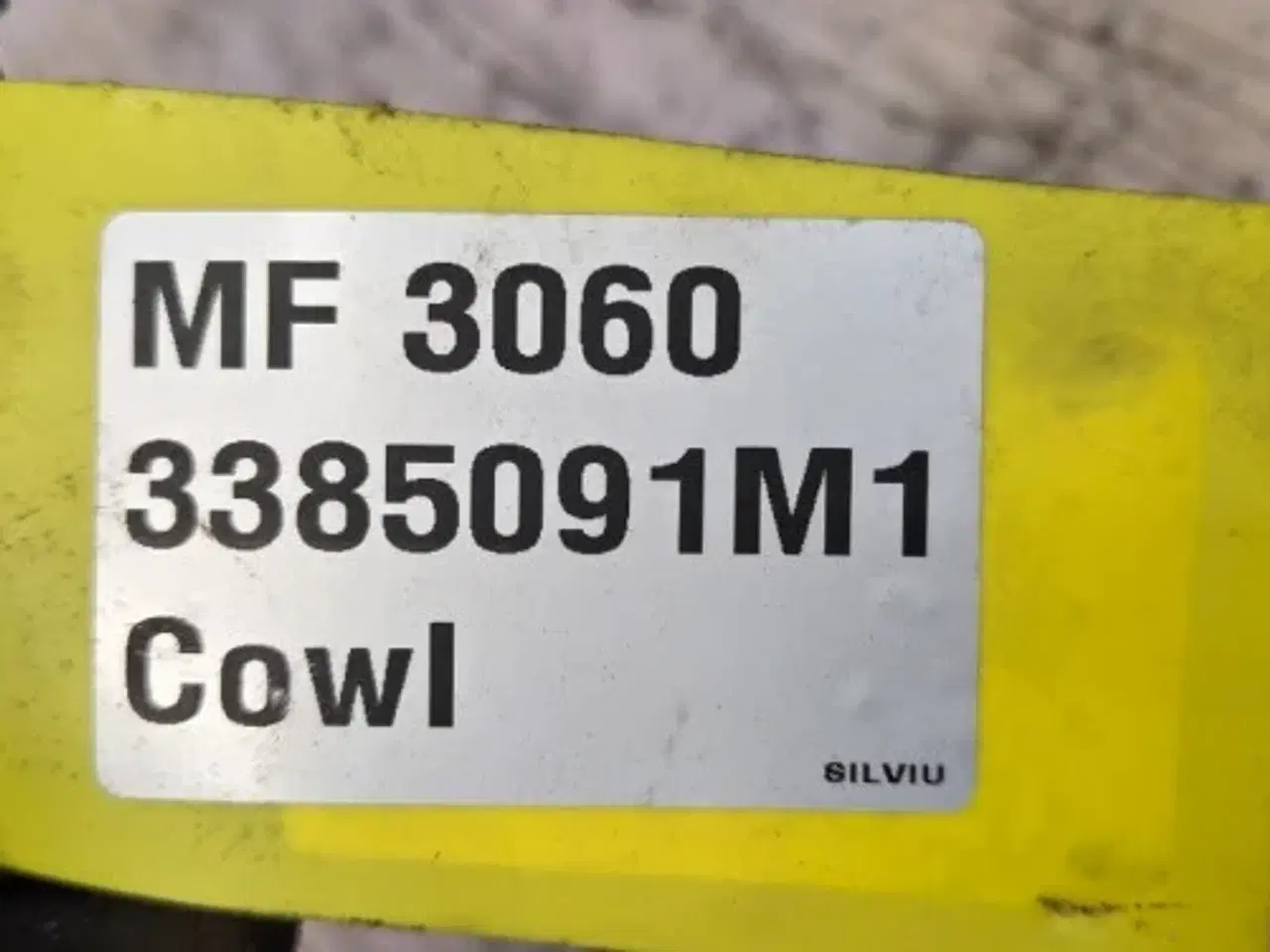 Billede 2 - Massey Ferguson 3060 Kappe 3385091M1