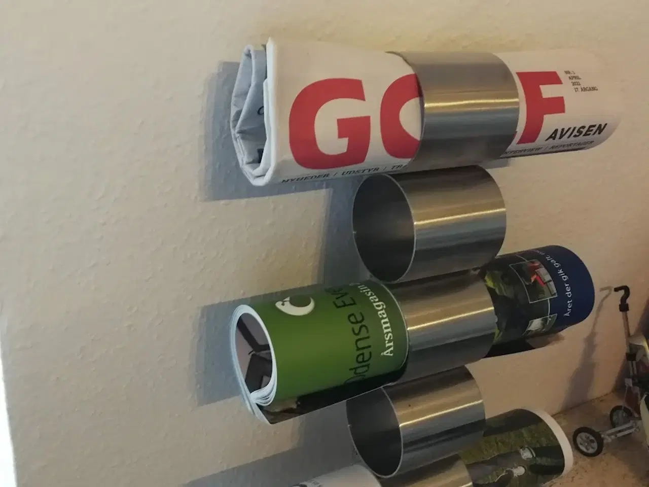 Billede 4 - MAGASIN/FLASKEHOLDER - DANSK DESIGN