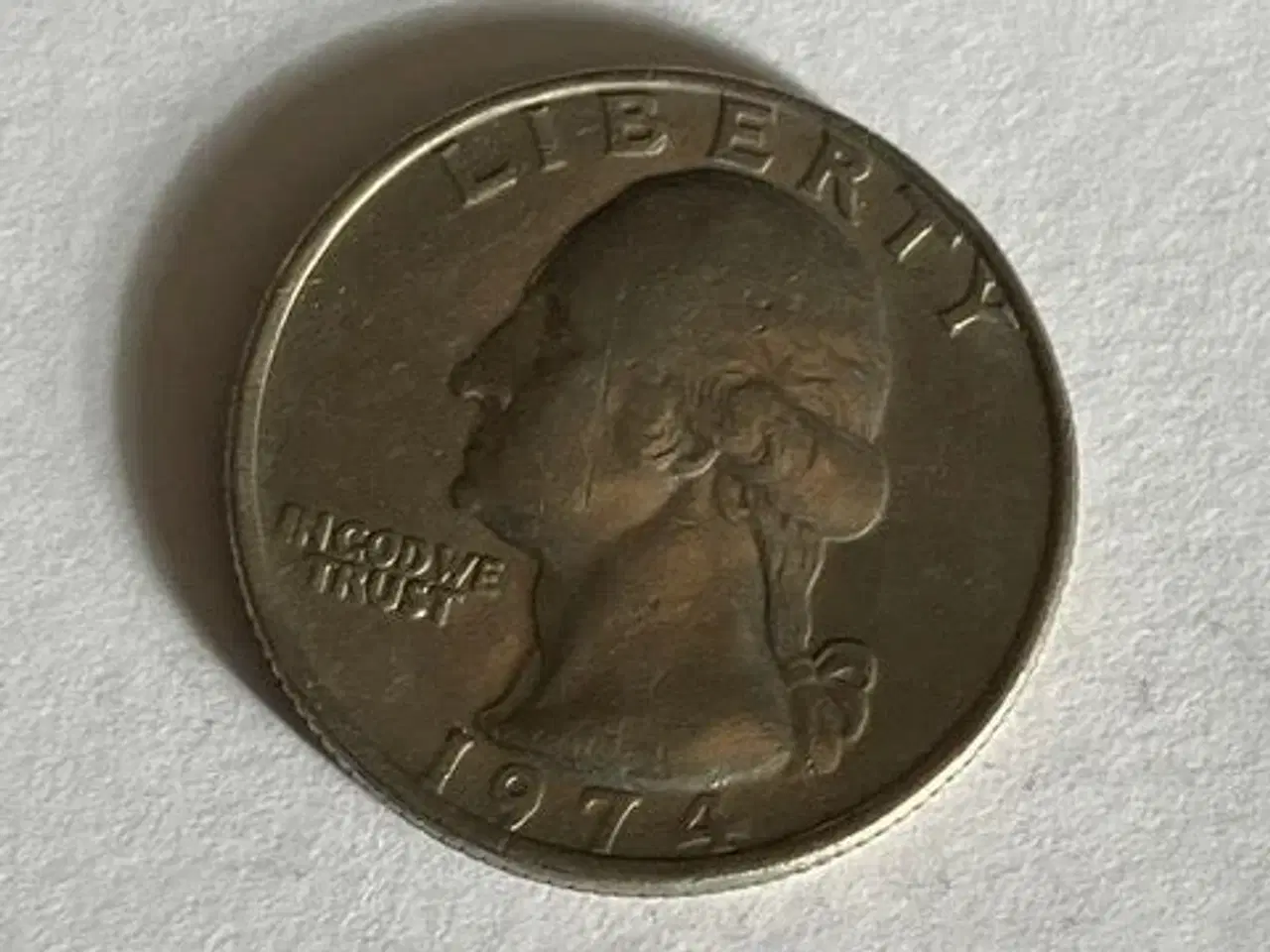 Billede 1 - Quarter Dollar 1974 USA