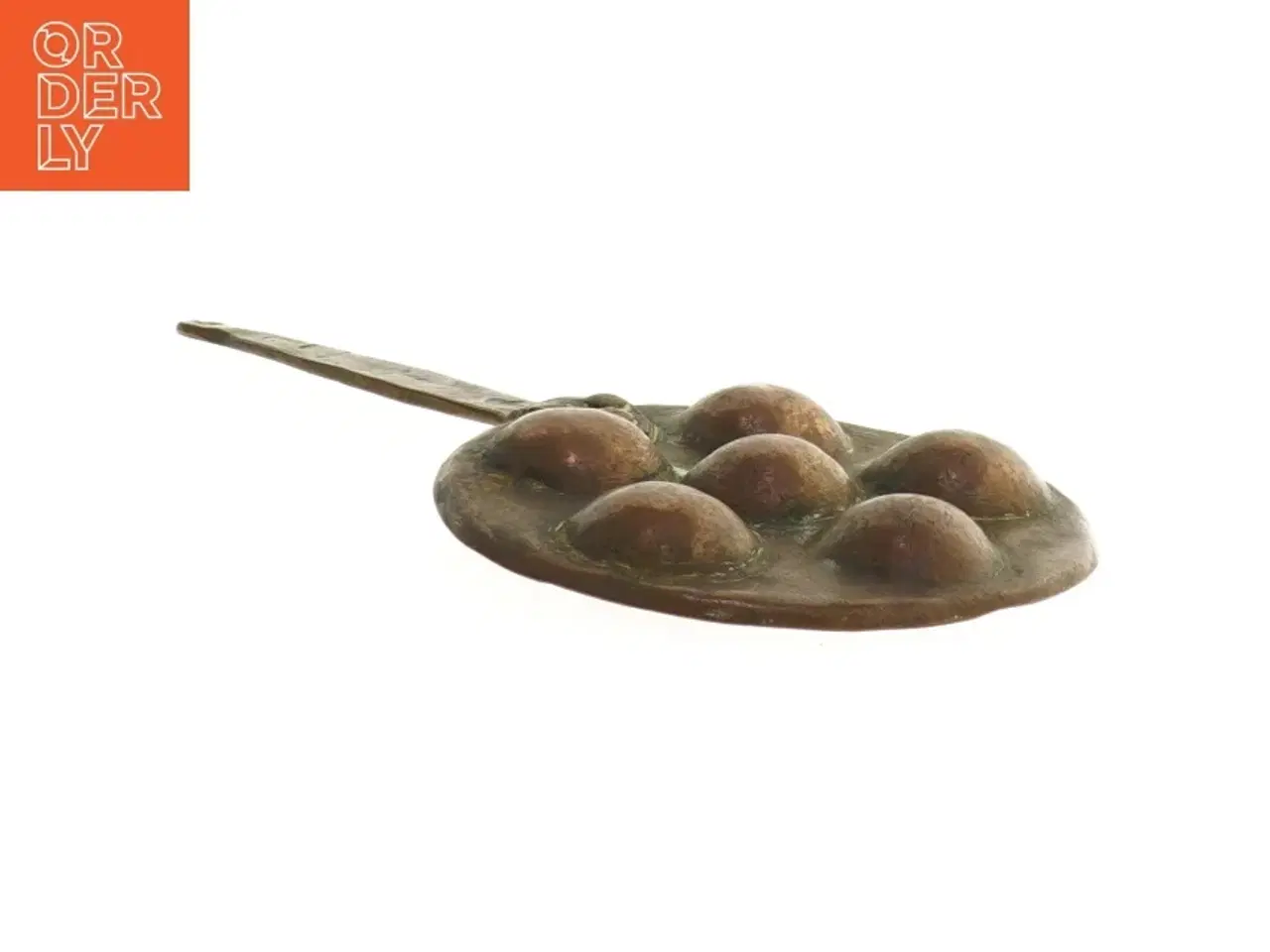 Billede 2 - Gammel kobber æbleskivepande (str. Ø 11 cm)