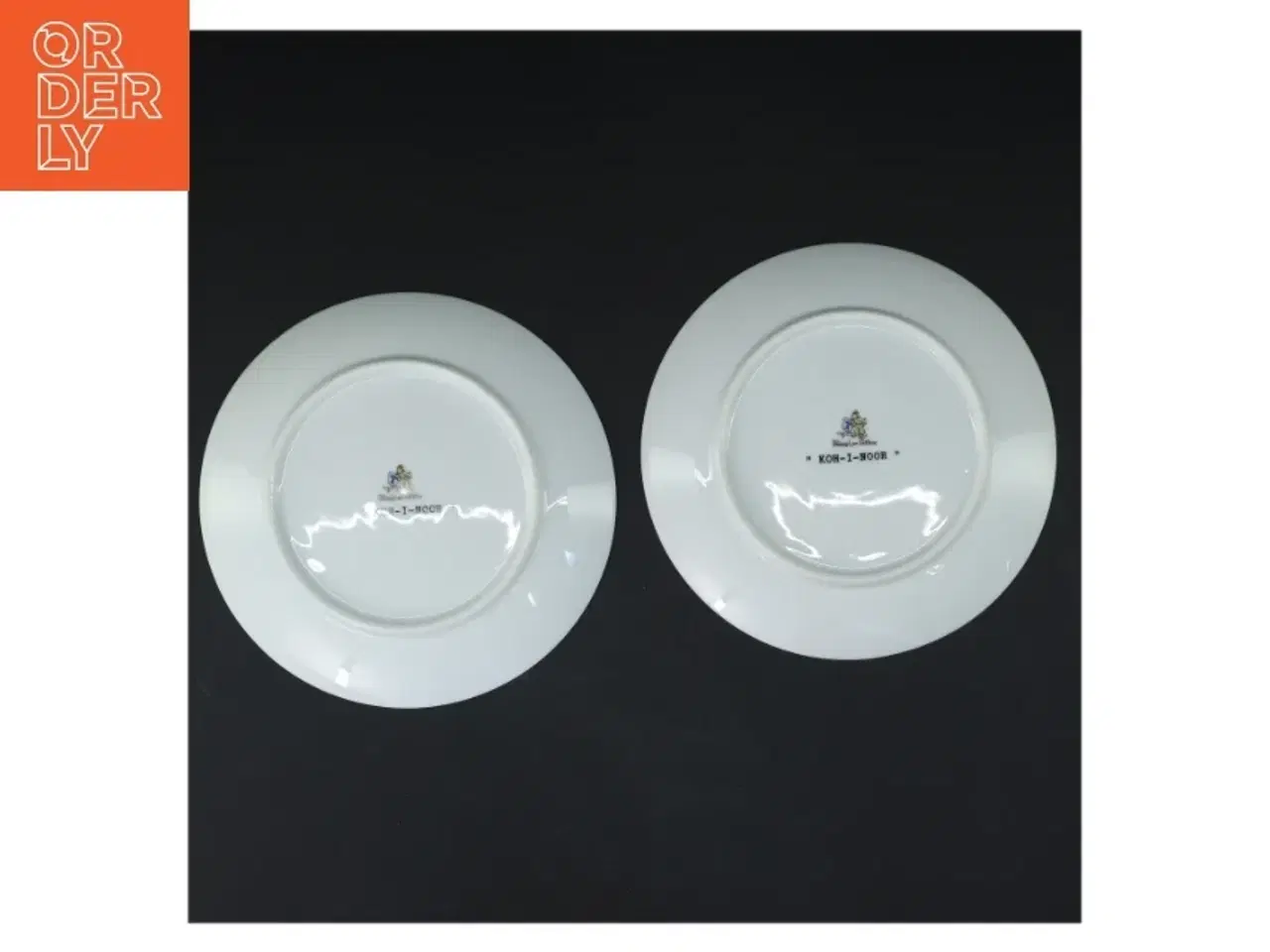 Billede 3 - Tallerkener med guldkanter  Koh-I-Noor fra Knigl pr Tettau(str. 2 styk. ø. 16 cm)