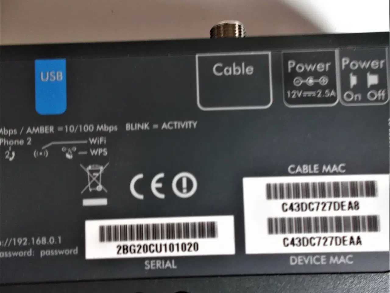 Billede 4 - Netgear CG3000 kabel modem wireless-N Gigabit