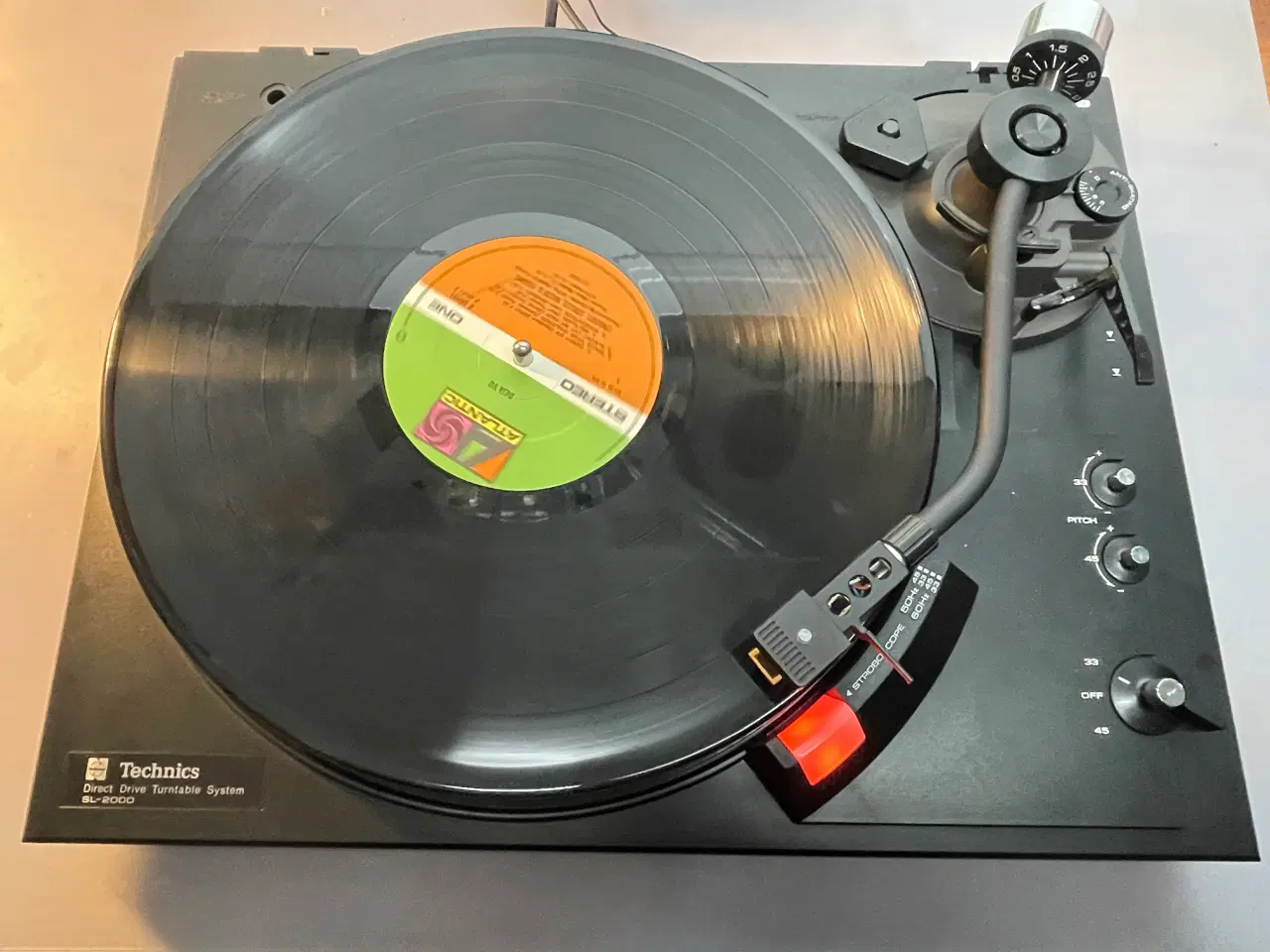 Billede 5 - Technics SL-2000. 2-trins direkte drev pladespille