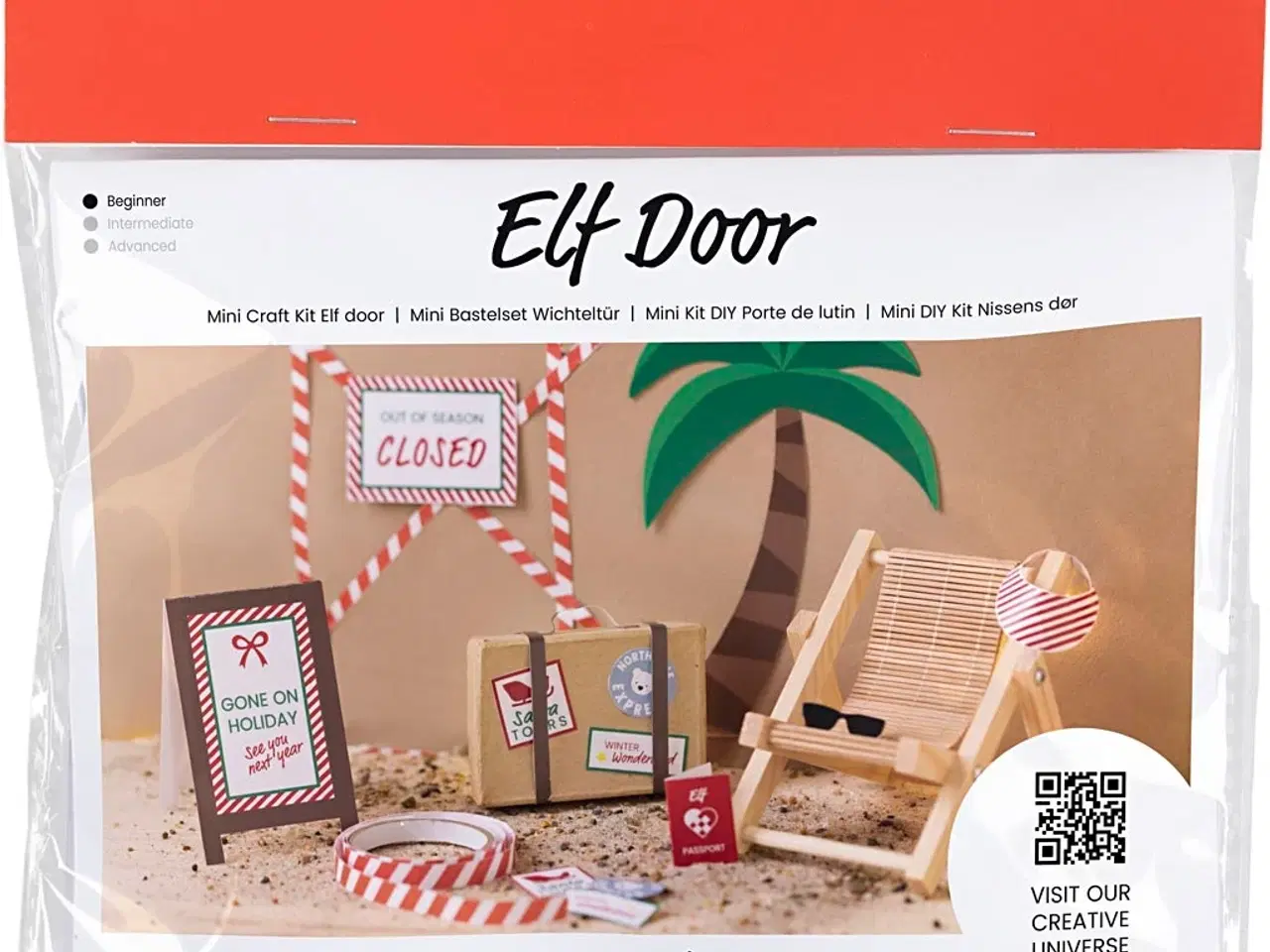 Billede 1 - Mini DIY Kit Nissens Dør, På ferie, 1 pk.