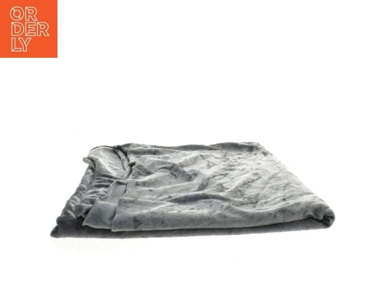 Billede 2 - Grå velour dug (str. 156x110 cm)