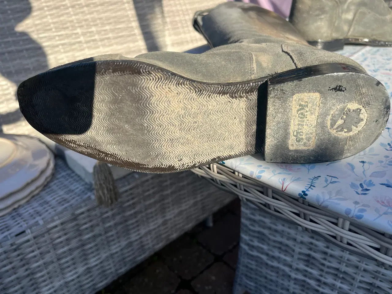 Billede 8 - Grå ruskinds dessurstøvler fra Kønigs