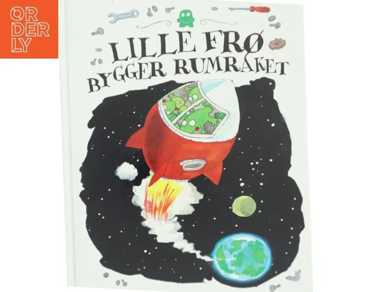 Billede 1 - Lille Frø bygger rumraket af Jakob Martin Strid (Bog)