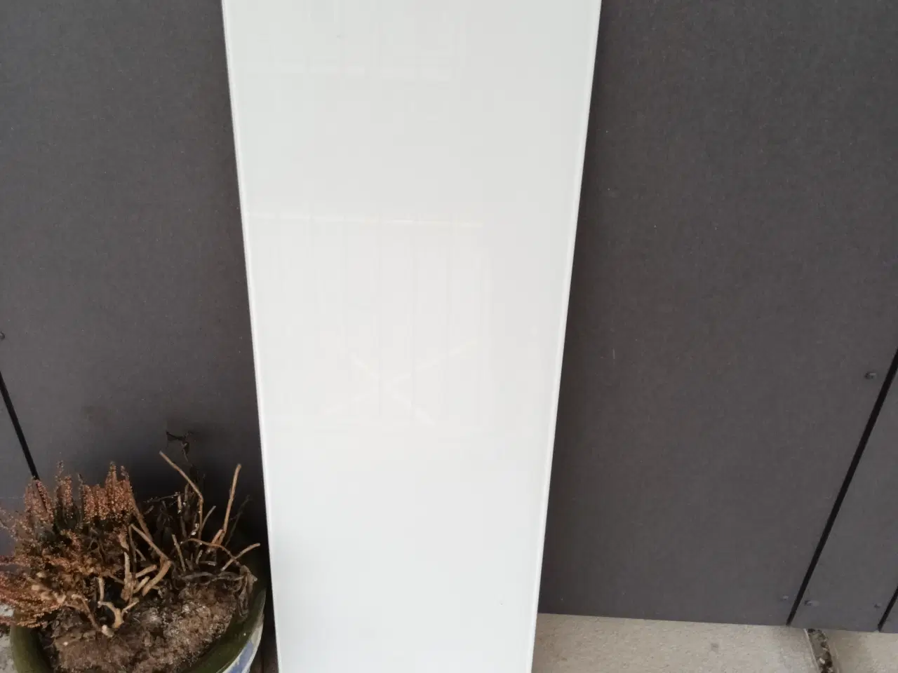 Billede 1 - FLOT HVID MARMORPLADE 40X120 CM 1 CM TYK