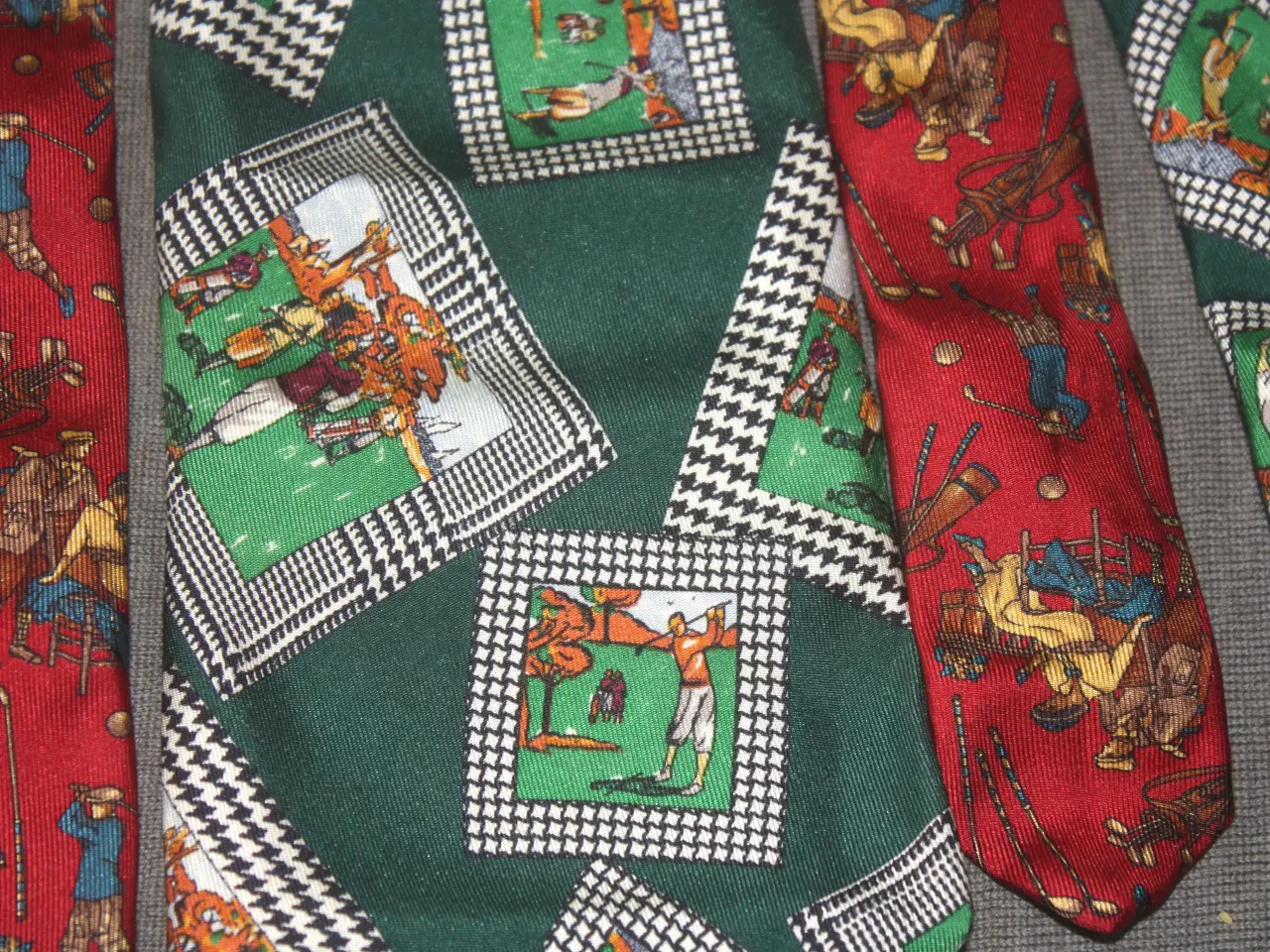 Billede 3 - Vintage Hugo Boss golf silke slips 