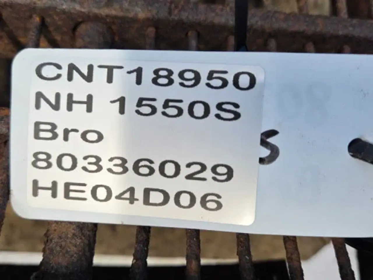 Billede 14 - New Holland 1550S Bro 80336029