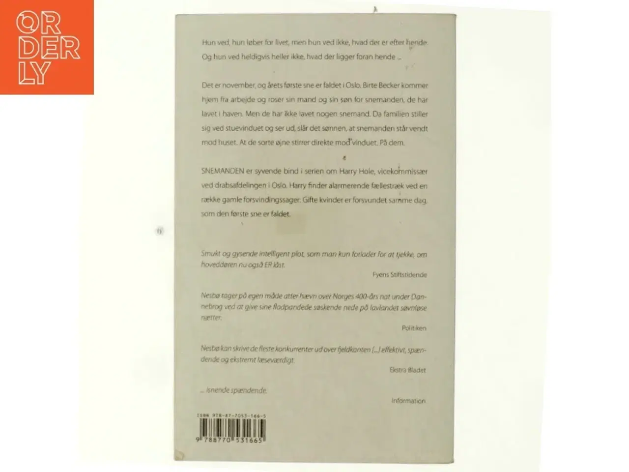 Billede 3 - Snemanden af Jo Nesbø (Bog)
