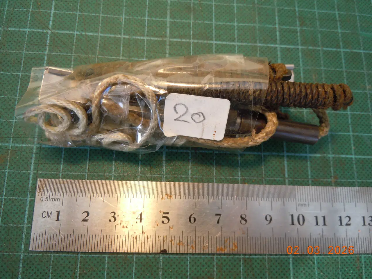 Billede 1 - rensesnor, laderammer og børster til gevær 1953/17