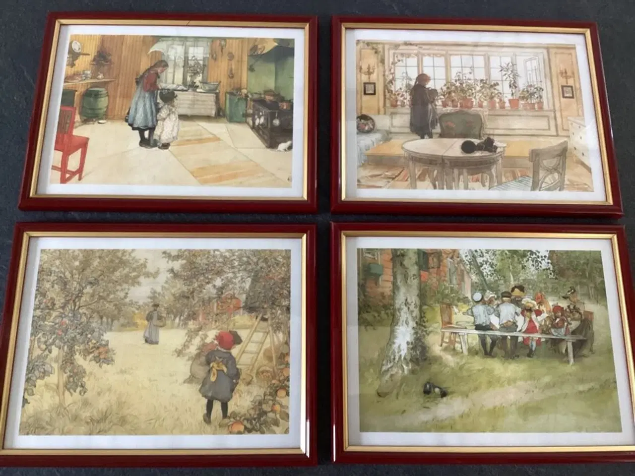 Billede 1 - Carl Larsson, motiv: De 4 årstider