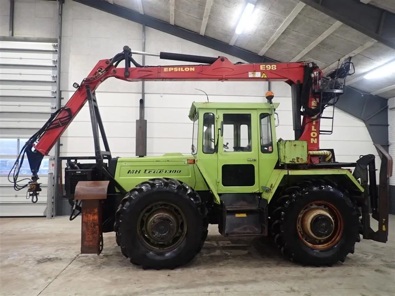 Billede 4 - Mercedes-Benz Trac 1300 Med Epsilon E98 kran