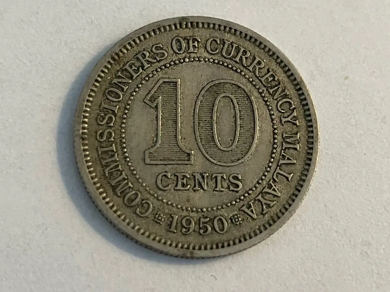 Billede 1 - 10 Cents 1950 Malaya & British Borneo