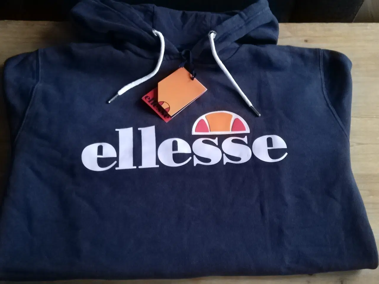 Billede 2 - Hættetrøje, Ellesse, str. XS, Navy, Ubrugt 