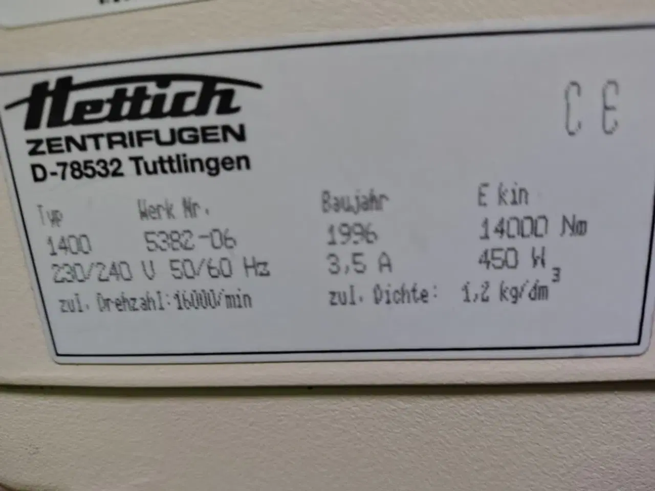Billede 8 - Centrifuge HETTICH Universal 30 F