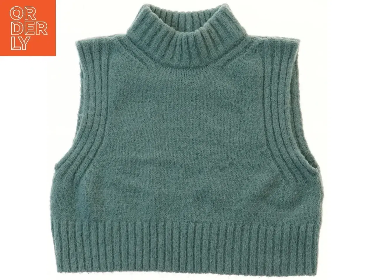 Billede 2 - Strikket vest med høj hals fra Gina Tricot (str. 140)