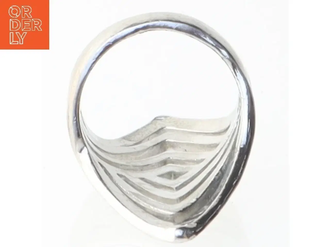 Billede 4 - Vintage geometrisk sølvring (str. 54 mm)