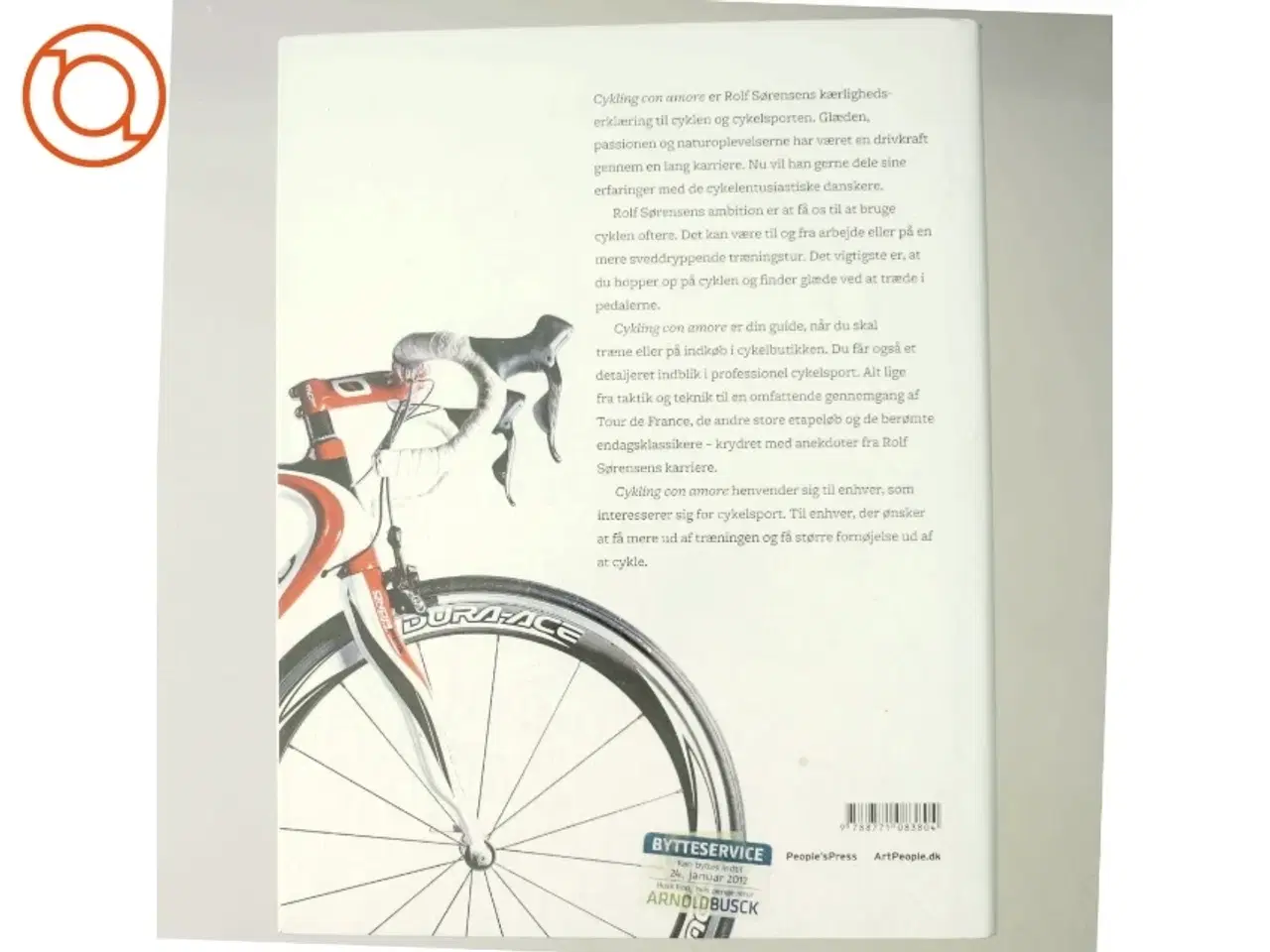 Billede 3 - Cykling con amore af Rolf Sørensen (f. 1965) (Bog)