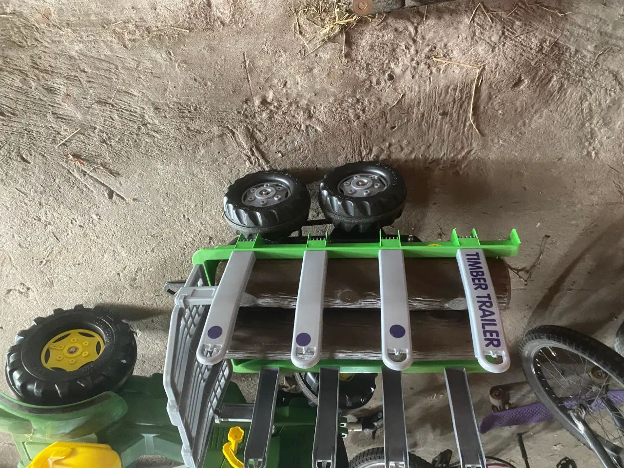 Billede 2 - Traktor med vogn og pedaler