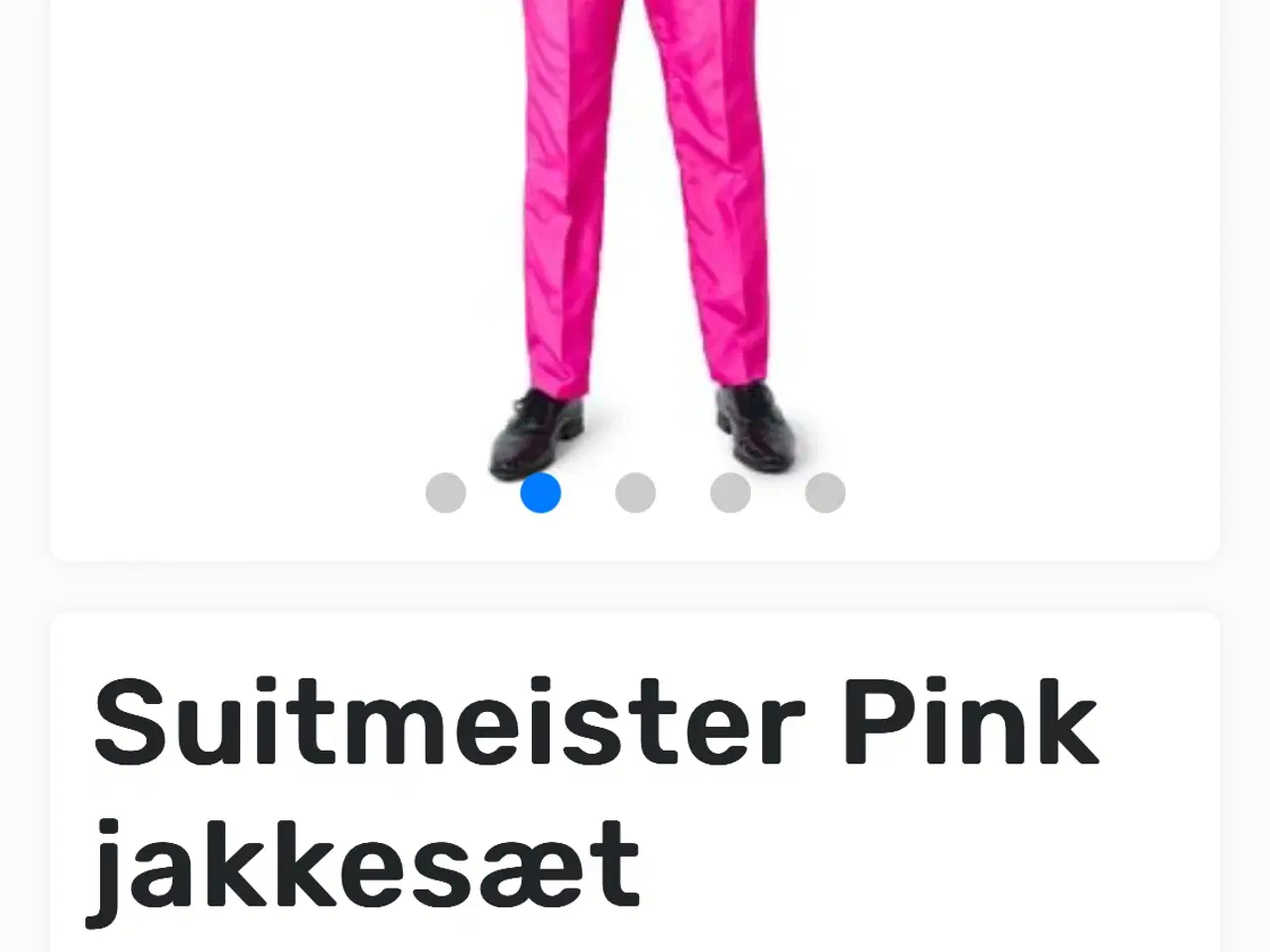 Billede 4 - Udklædnings jakkesæt til mand