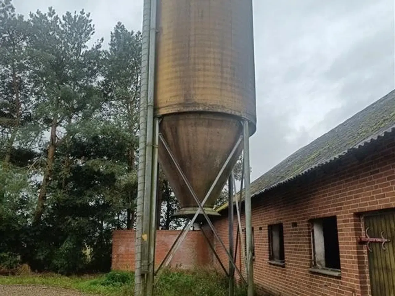 Billede 3 - - - - Glasfiber silo ca. 12 tons 20 m3