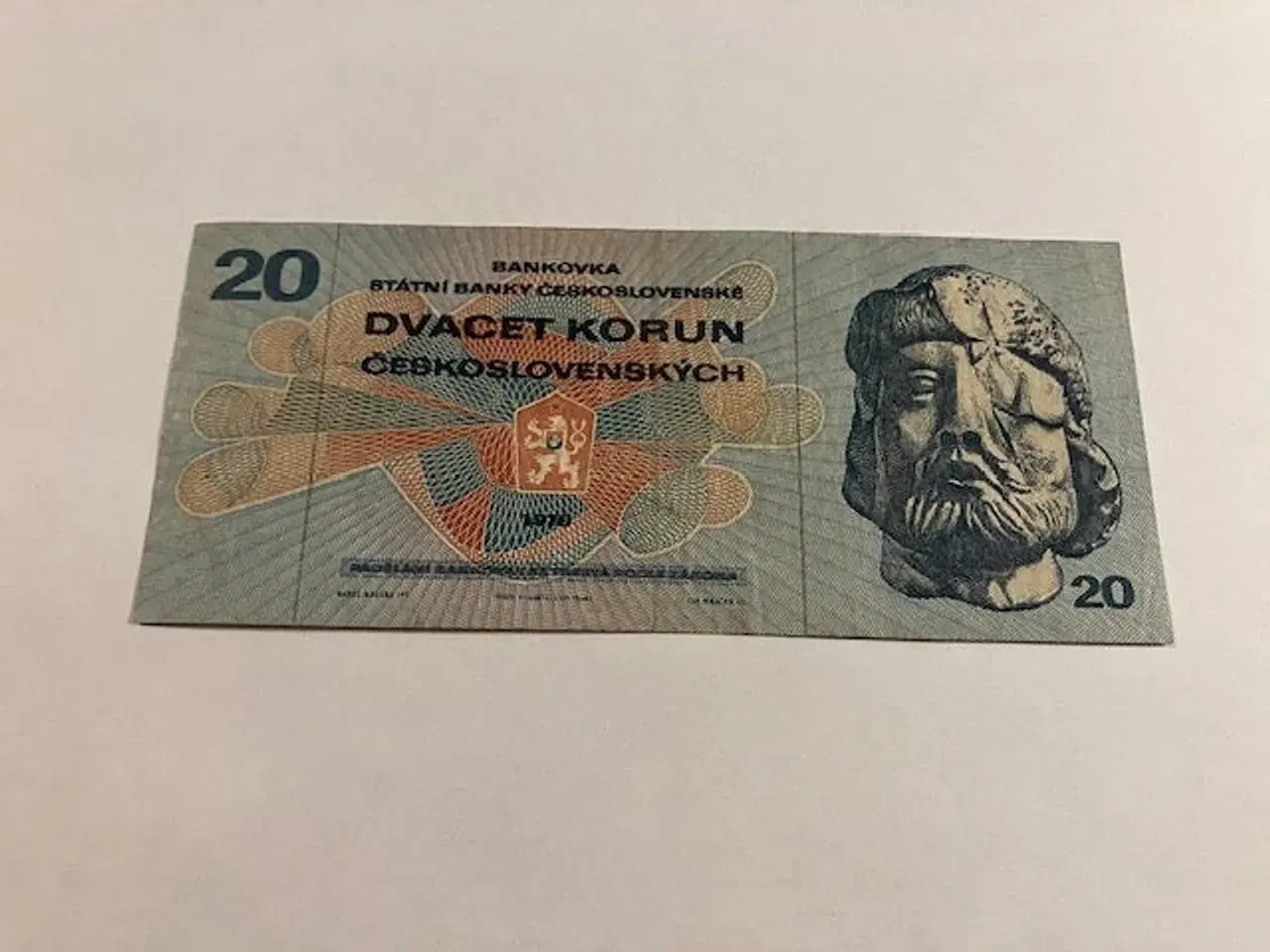 Billede 1 - 20 korun Cesko Slovenia 1970