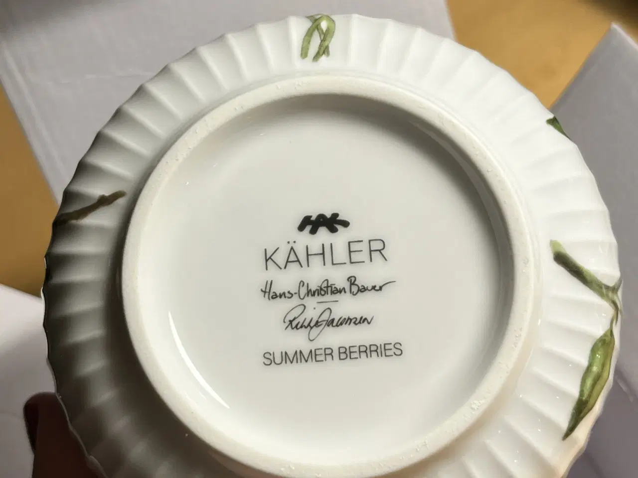 Billede 6 - Kähler Hammershøi sommerskål