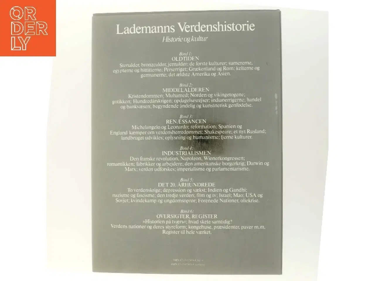 Billede 3 - Lademanns Verdenshistorie (Bog)