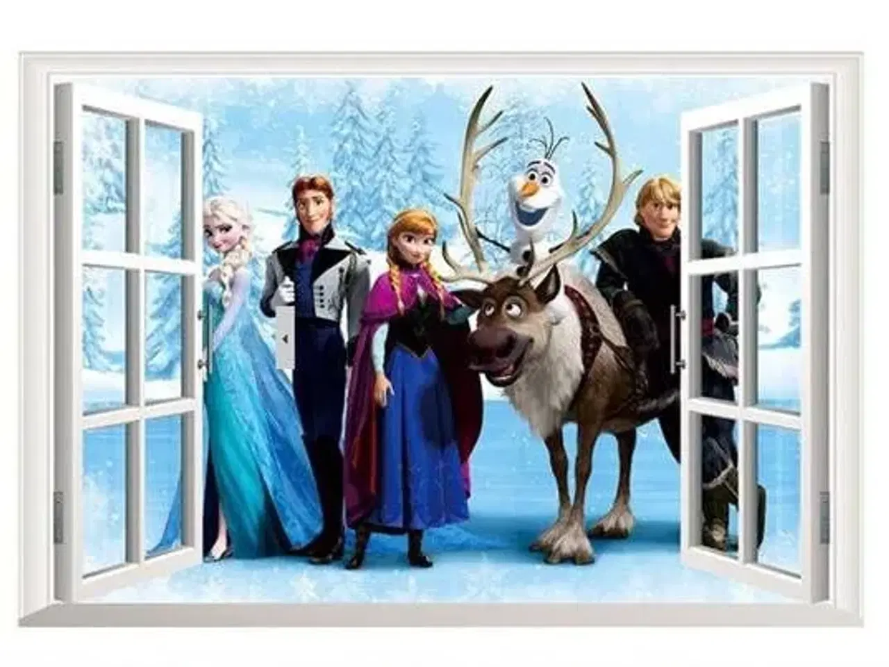 Billede 1 - Frost wallstickers med Elsa Anna mm fra Frost 