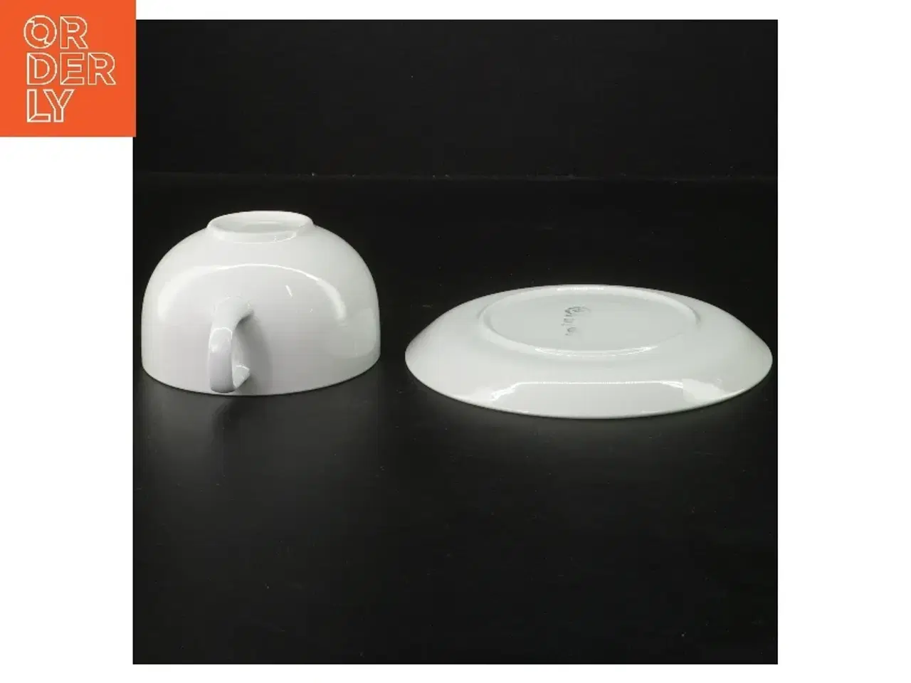 Billede 2 - 3 par thekopper “ blå kant “ royal copenhagen