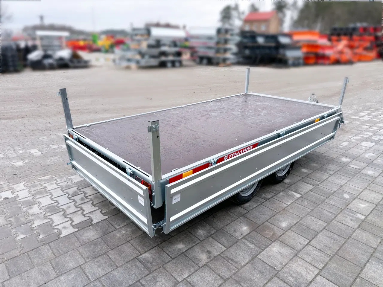 Billede 6 - TEMARED 3015/2 Boogietrailer Transporter stålsider