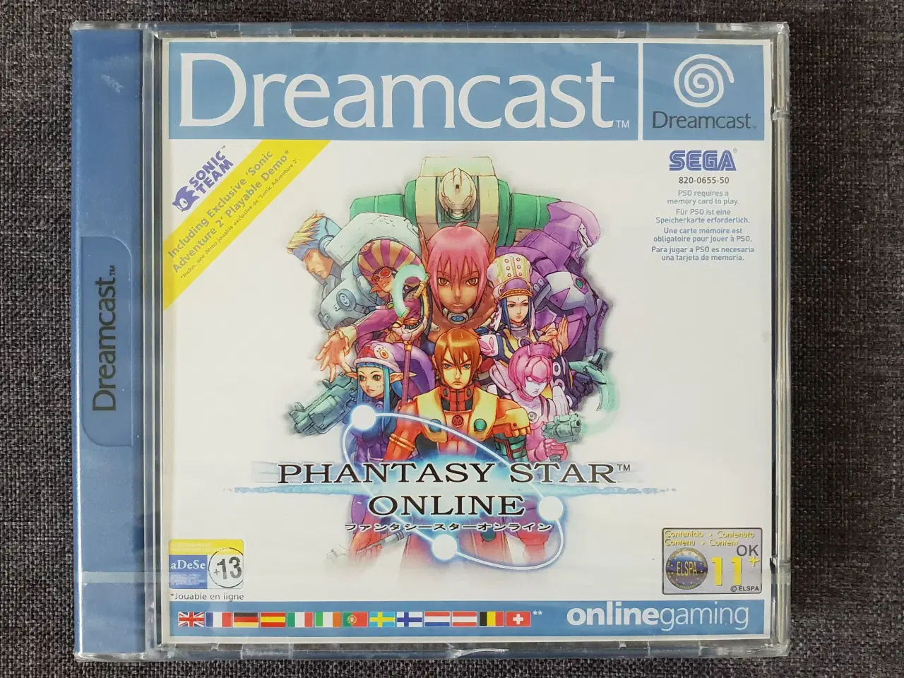 Billede 1 - Phantasy Star Online (Sealed) Sega Dreamcast