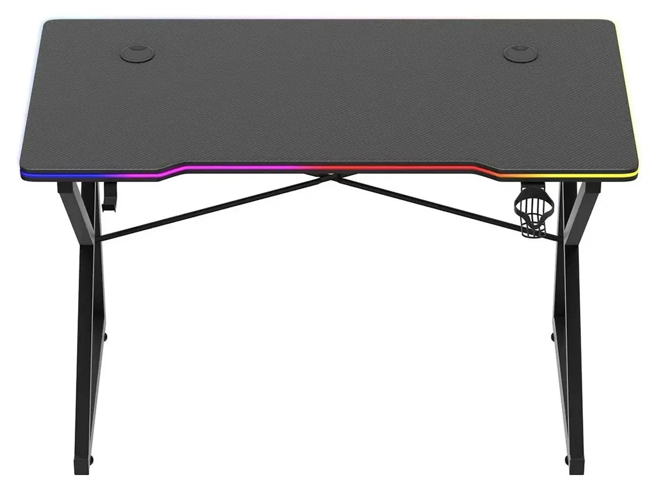 Billede 7 - Gamingbord Huzaro Hero 1.7 RGB – sort, 120×60 cm