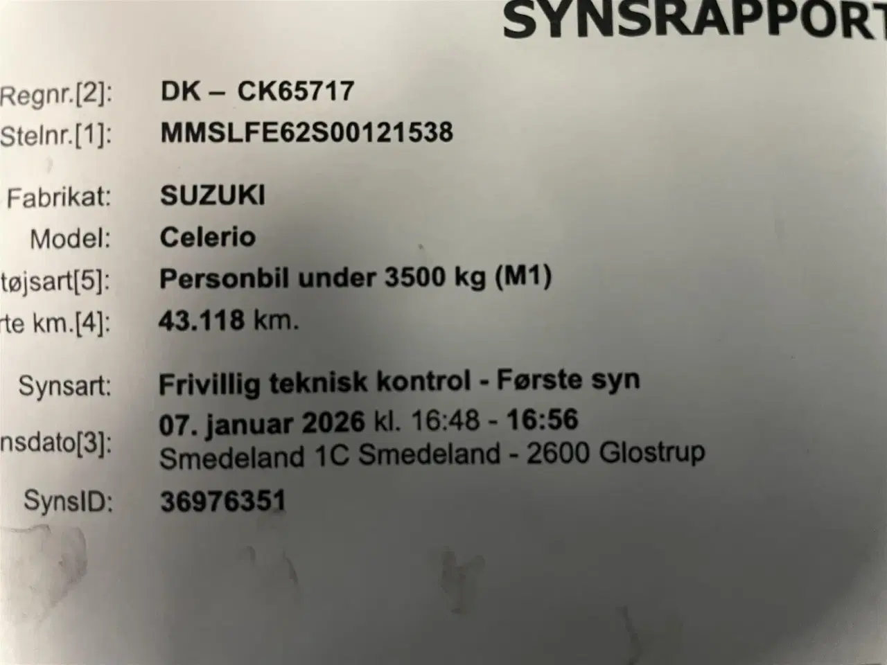 Billede 3 - Suzuki Celerio 1,0 Dualjet 12V Club 68HK 5d