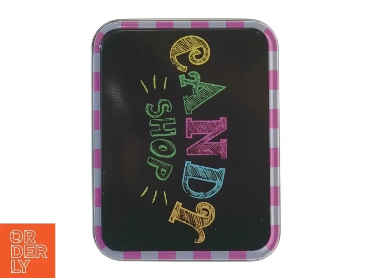 Billede 3 - Metal dåse med Candy Shop design fra Honos (str. 20 x 10 x 13 cm)