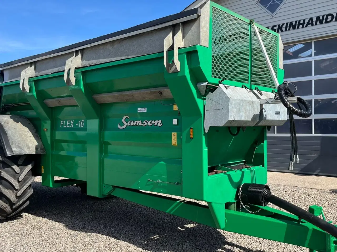 Billede 19 - Samson FLEX 16 Med overbygning, bagklap og de høje 620/75R34 hjul