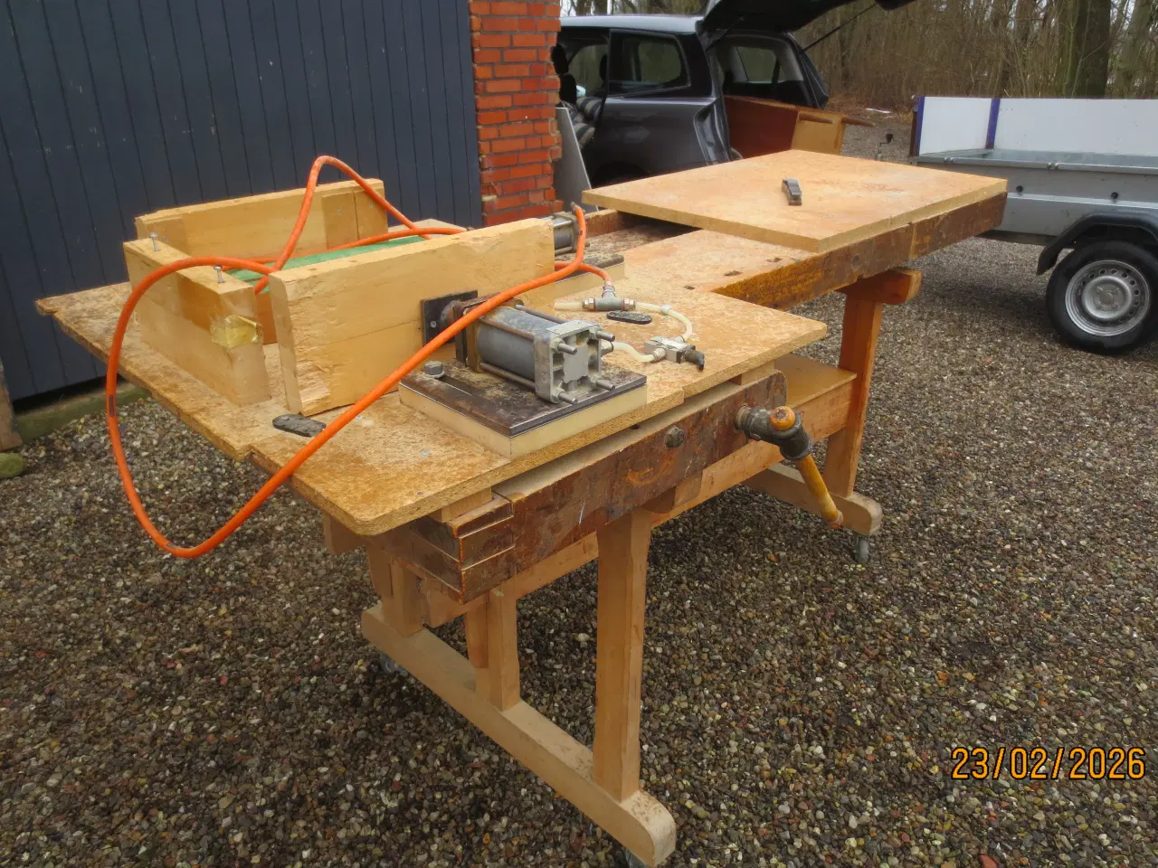 Billede 1 - 1 stk Rigtig Snedker Høvlebænk