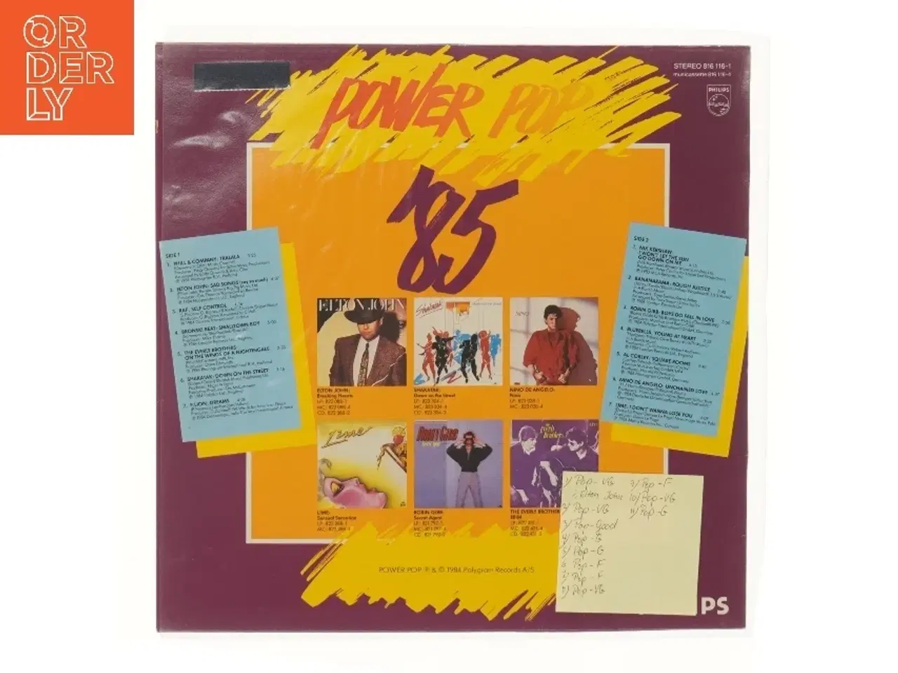 Billede 2 - Power Pop &#39;85 LP