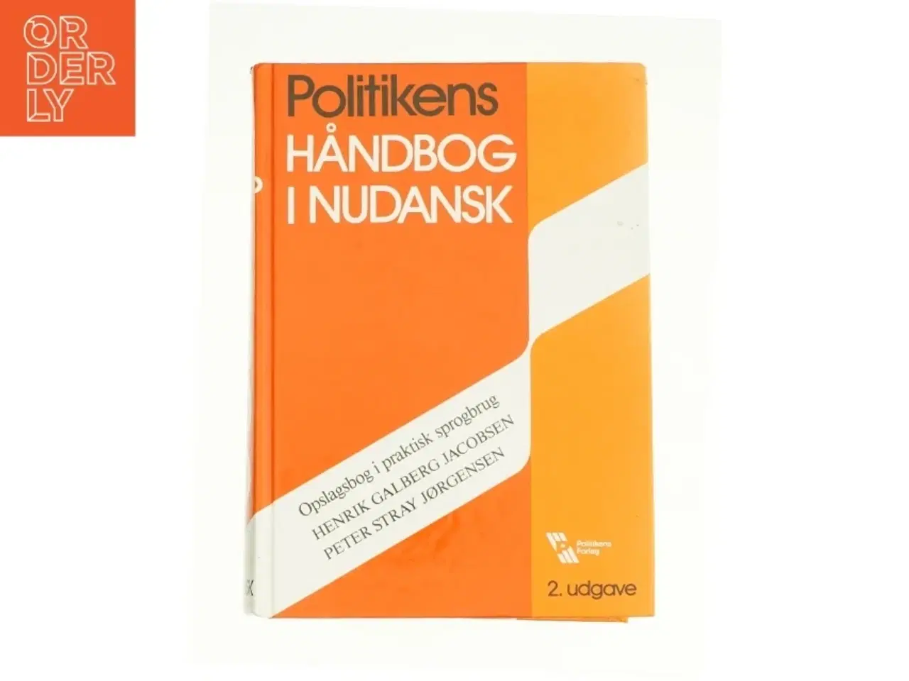 Billede 1 - Håndbog i nudansk af Henrik Galberg Jacobsen, Peter Stray Jørgensen (Bog)