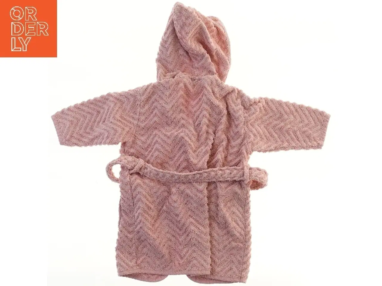 Billede 2 - Lyserød børnebadekåbe med hætte fra Filibabba (str. 92)