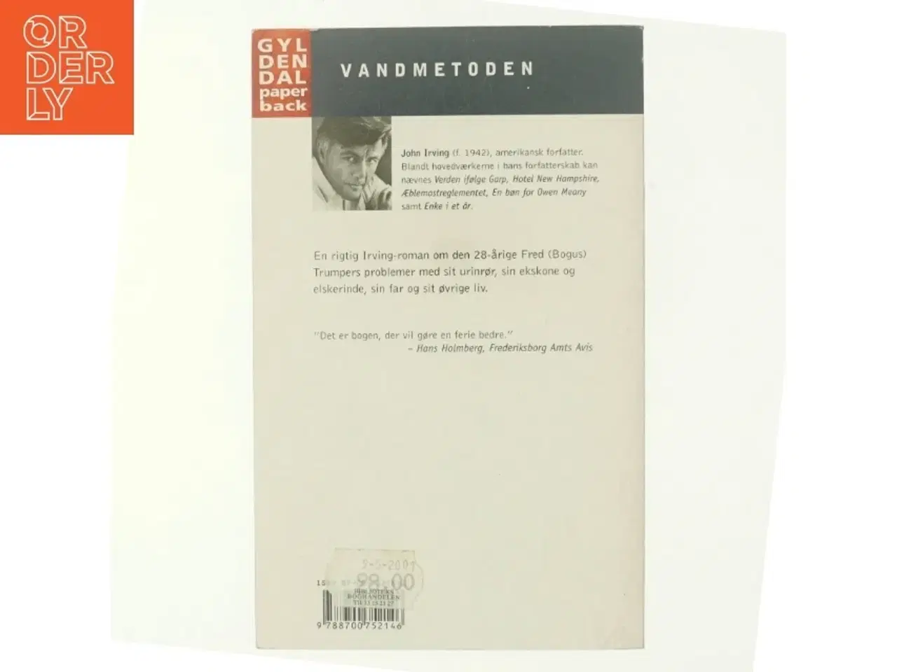 Billede 3 - Vandmetoden af John Irving (Bog)