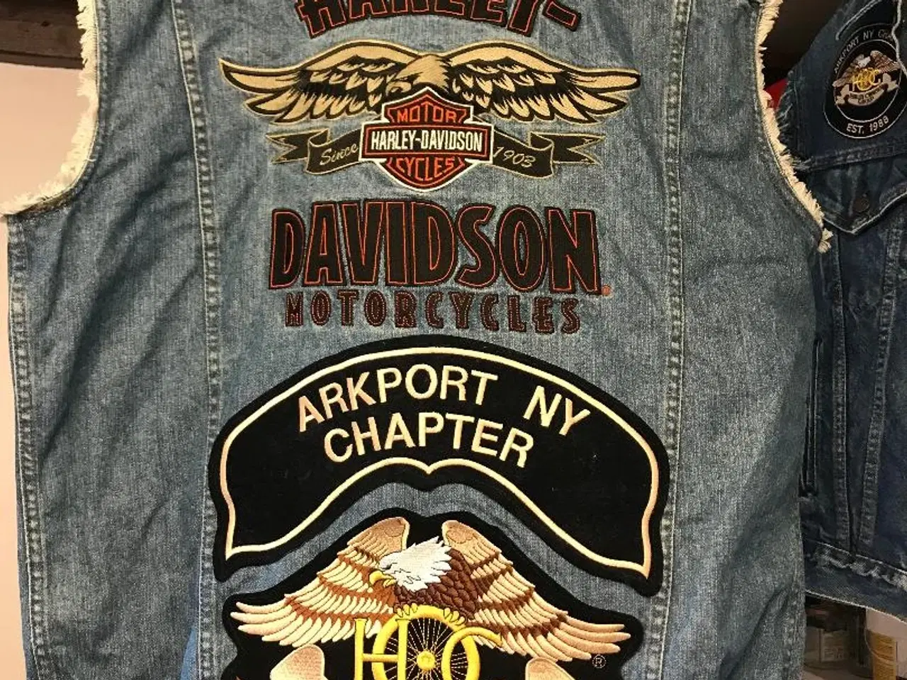 Billede 3 - Harley Davidson Denim Vest