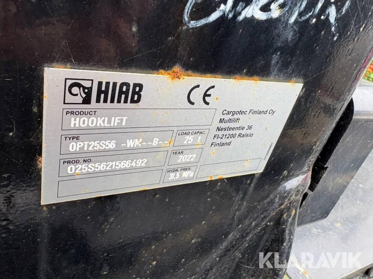 Billede 10 - Kroghejs HIAB OPT25S56 - VM —B— 25t