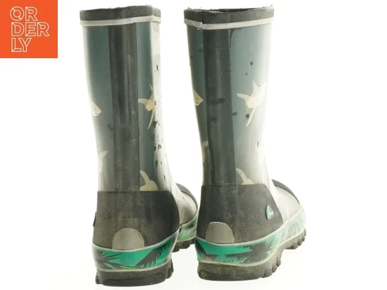 Billede 2 - Børnegummistøvler med hajmotiv fra Viking (str. 32)