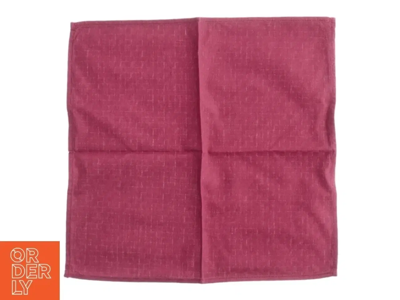 Billede 3 - Bordeaux stof servietter  (str. 38 x 38) passer til dugen