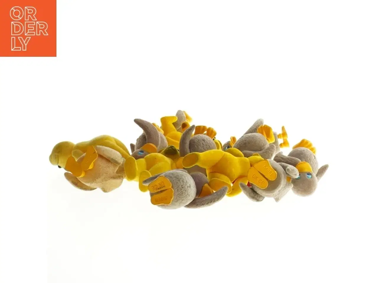Billede 1 - Stor samling Bamse og Ælling fra DR Krea (højde 10 cm)
